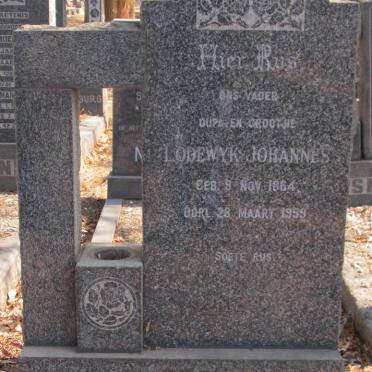 TONDER Lodewyk Johannes, van 1864-1959