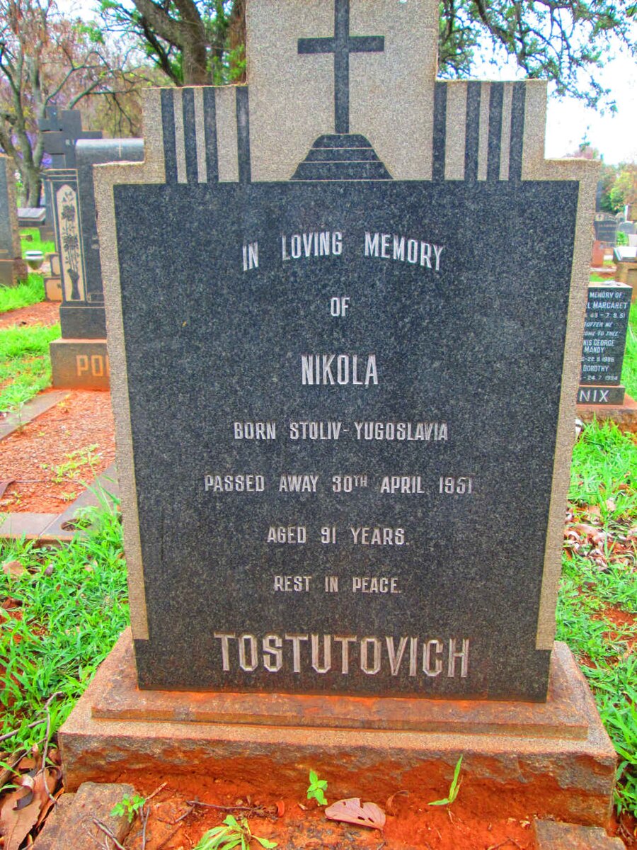 TOSTUTOVICH Nikola -1951