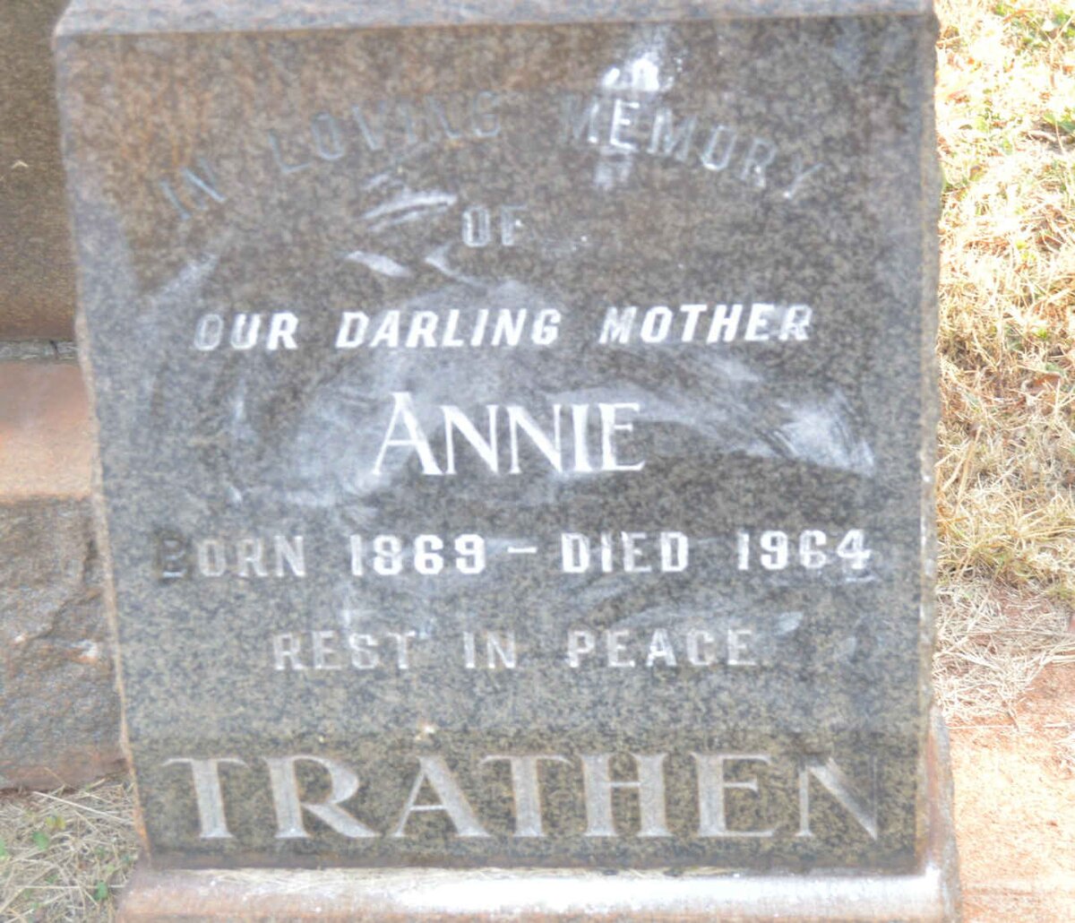 TRATHEN Annie 1869-1964