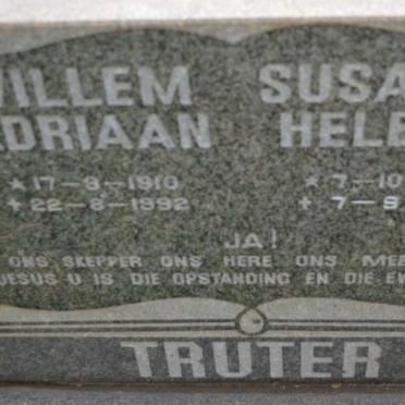 TRUTER Willem Adriaan 1910-1992 &amp; Susanna Helena 1912-199?