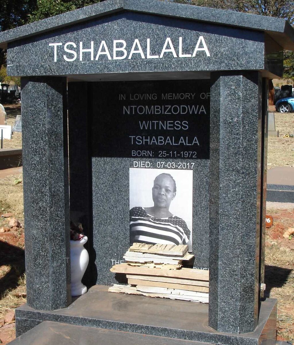 TSHABALALA Ntombizodwa Witness 1972-2017