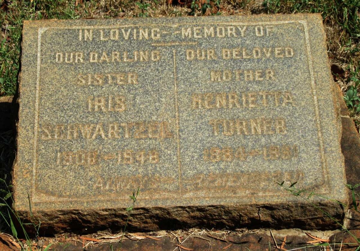 TURNER Henrietta 1884-1951 :: SCHWARTZEL Iris 1908-1948