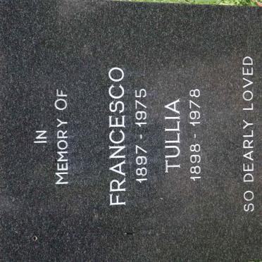 TURCHELLI Francesco 1897-1975 &amp; Tullia 1898-1978