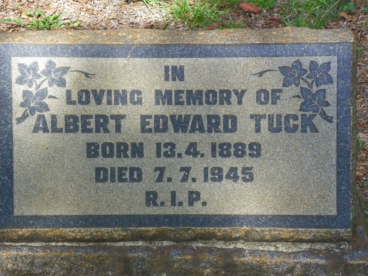TUCK Albert Edward 1889-1945