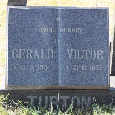 TURTON Gerald Victor 1931-1987