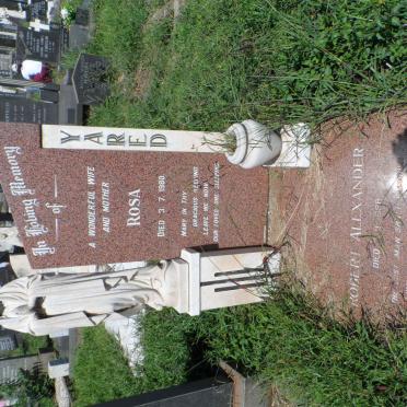 YARED Robert Alexander -1998 &amp; Rosa -1980