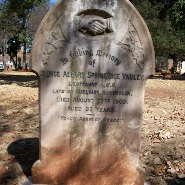 VARLEY George Albert Spring Rice -1903