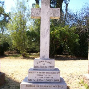 SCHWABE Horace Foster 1876-1901