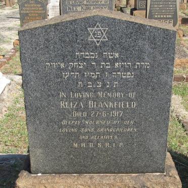 BLANKFIELD Reiza -1917