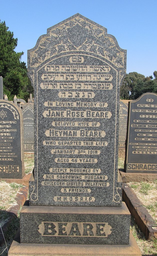 BEARE Jane Rose -1918