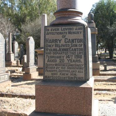CANTOR Harry -1918