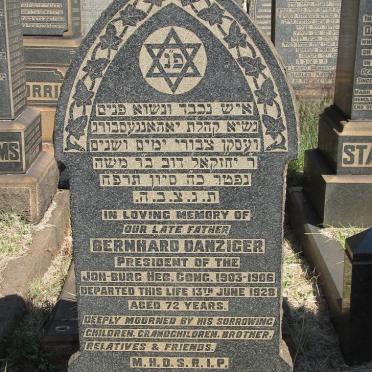 DANZIGER Bernhard -1928