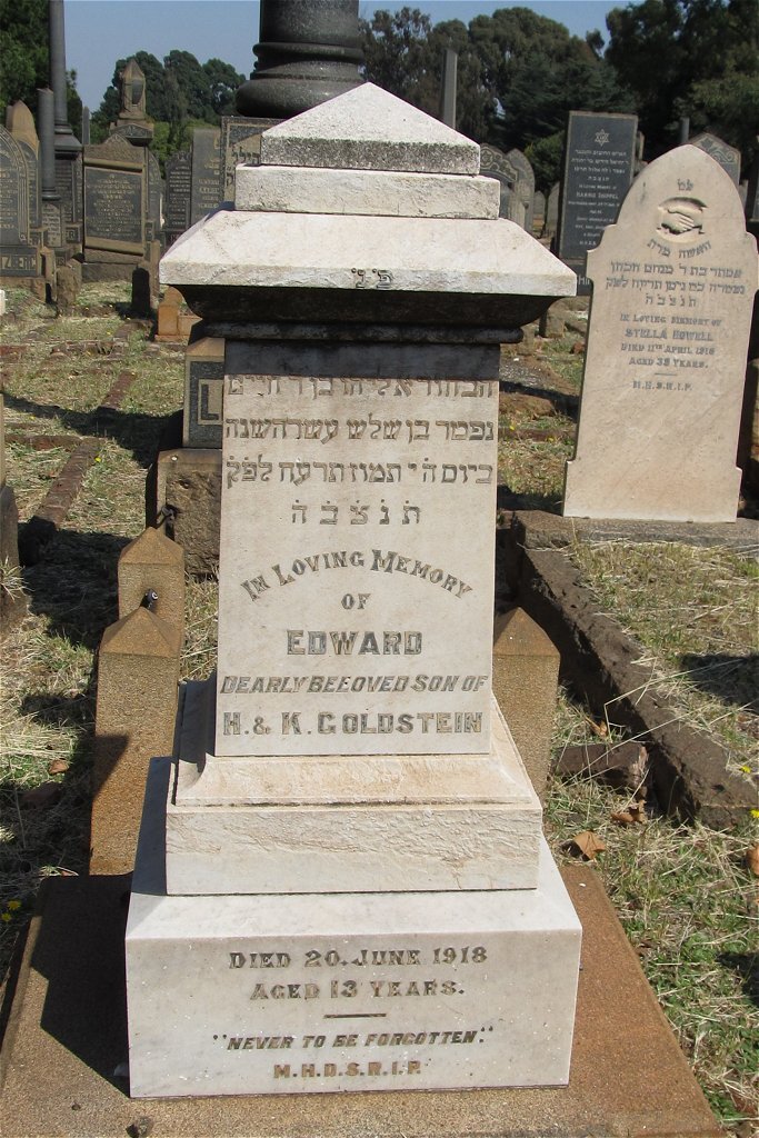 GOLDSTEIN Edward -1918