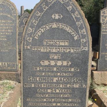 JACOBSON Solomon -1917