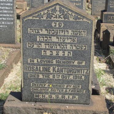 KANTOROWITZ Rosaline -1918