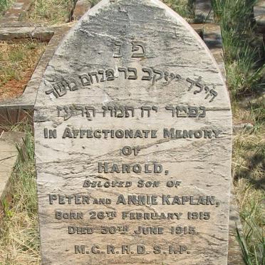 KAPLAM Harold 1915-1915