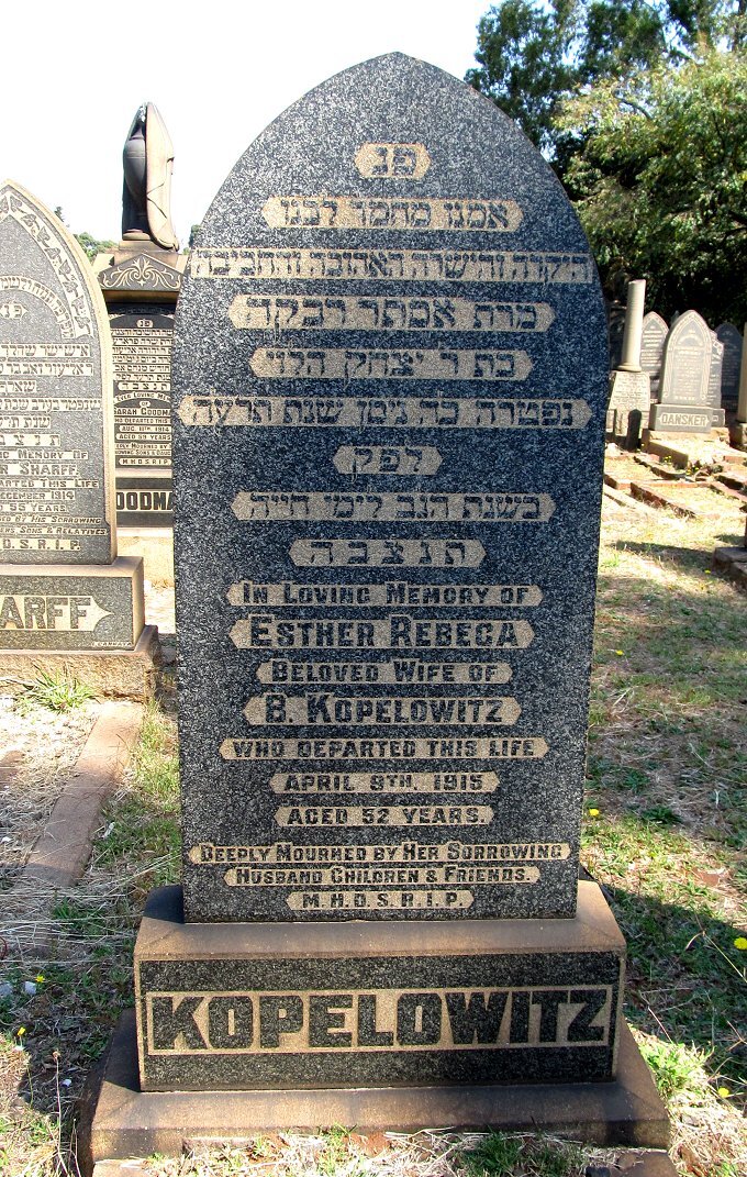 KOPELOWITZ Esther --1918