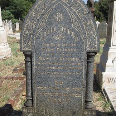 KLISSER Sara 1829-1898