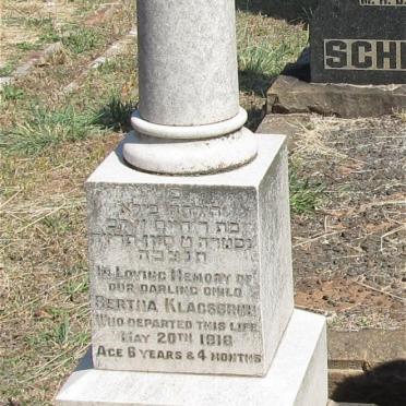 KLAGSBRON Bertha -1918