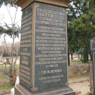 MORRIS Hyman 1856-1910