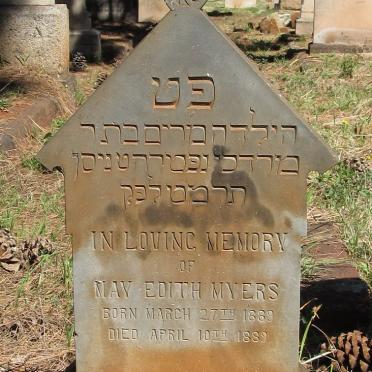 MYERS May Edith 1889-1889