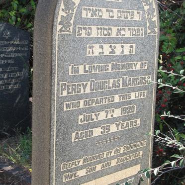 MARGOSO Percy Douglas -1920