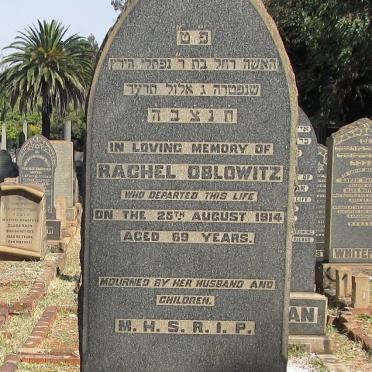 OBLOWITZ Rachel -1914