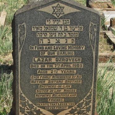 OZROVECH Lazar -1905