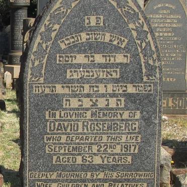 ROSENBERG David -1917