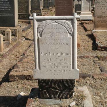 ROSENBAUM Max 1864-1890