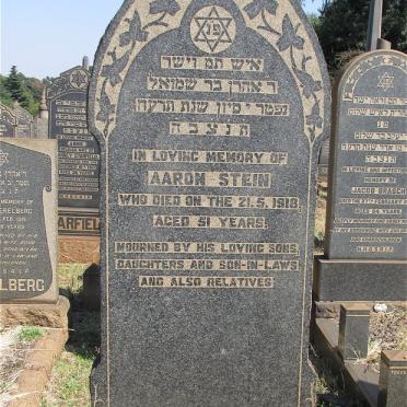 STEIN Aaron -1918