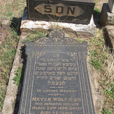 SON Meyer Wolf -1899