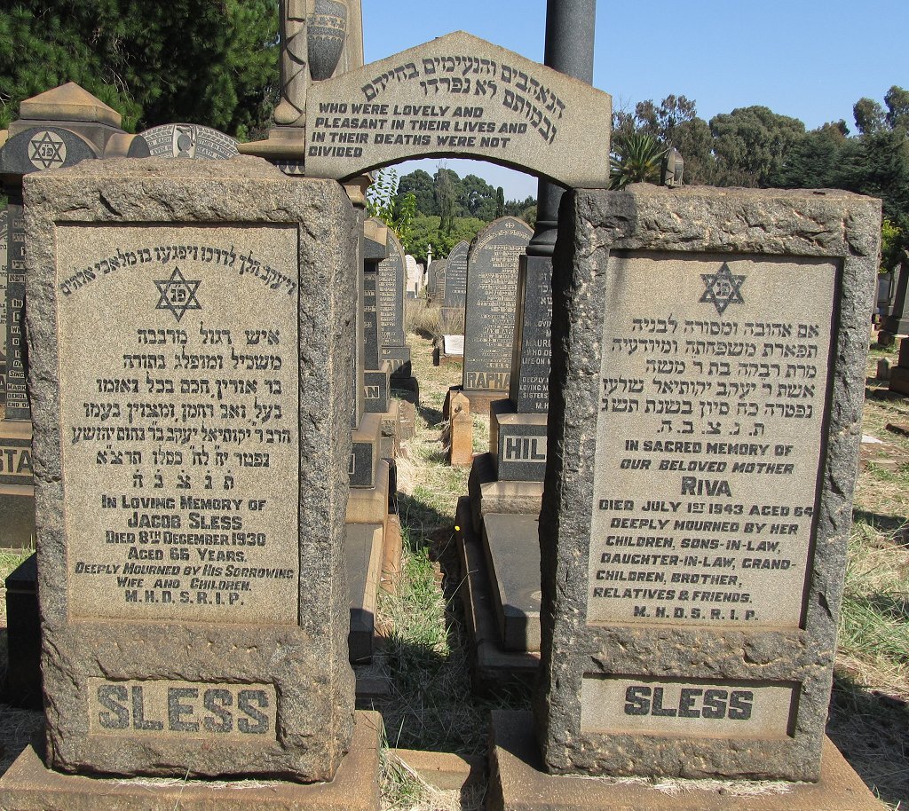 SLESS Jacob -1930 &amp; Riva -1943