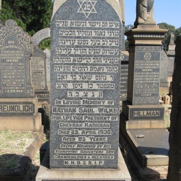 WILKS Nathan Saul -1930