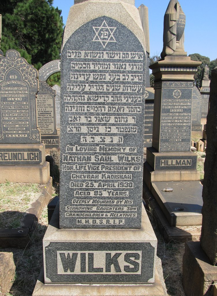 WILKS Nathan Saul -1930