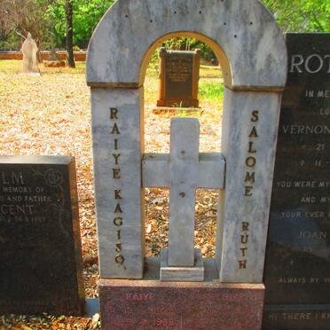 ? Raiye Kagiso 1924-1988 & Salome Ruth 1921-1992