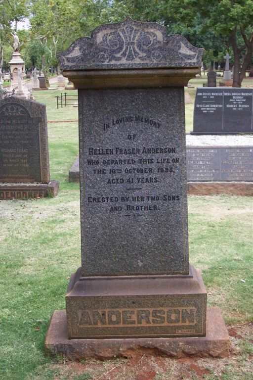ANDERSON Hellen Fraser -1895
