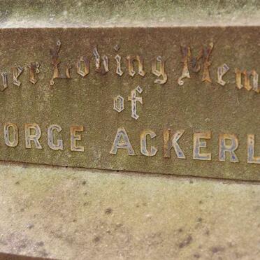ACKERLEY George -1923