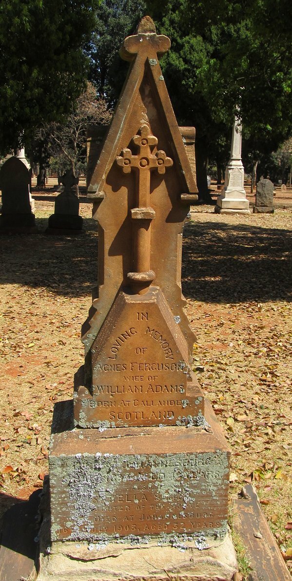 ADAMS Agnes nee FERGUSON -189? :: ADAMS Isabella Smith -1903