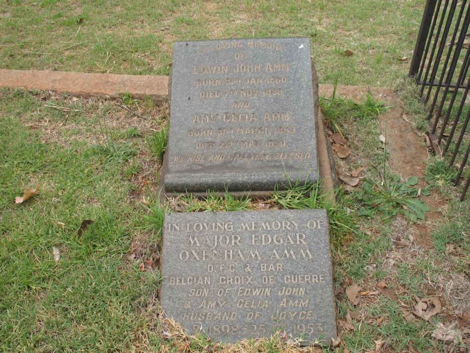 AMM Edwin John 1860-1938 &amp; Amy Celia 1863-1950 :: AMM Edgar Oxenham 1898-1953