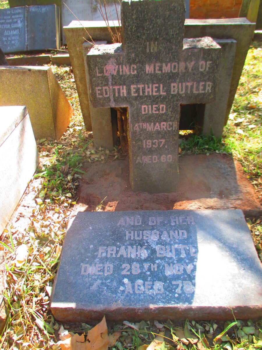 BUTLER Frank -1945 & Edith Ethel -1937 _1