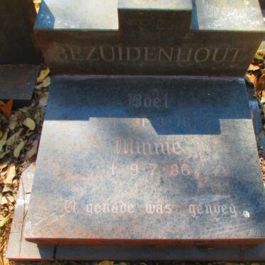 BEZUIDENHOUT Boet -1976 & Minnie -1986