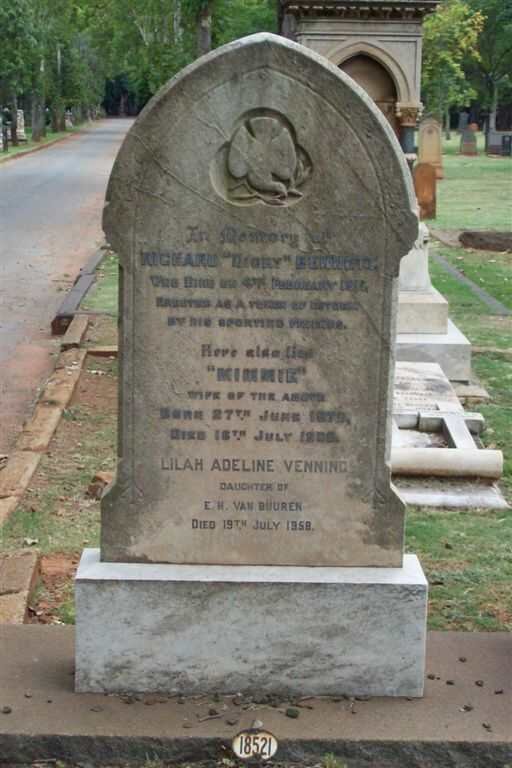 BENNETT Richard -191? &amp; Mimmie 1879-19?? :: VENNING Lilah Adeline nee VAN BUUREN -1958