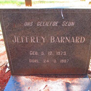 BARNARD Jeffrey 1973-1987