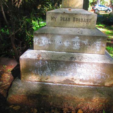 BERRINGTON Frederick T. -1899 :: RANDELL Minnie Florence -1933