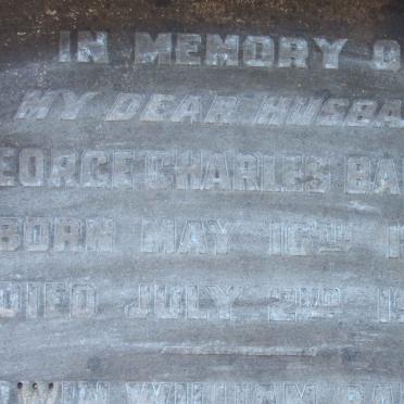 BARKER George Charles 1875-1920