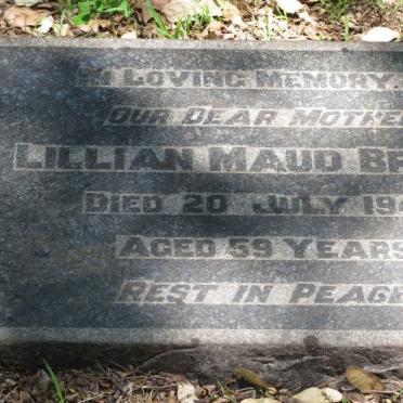 BROWN Lillian Maud -1941