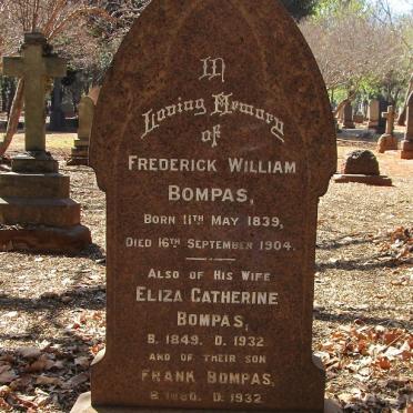 BOMPAS Frederick William 1839-1904 &amp; Eliza Catherine 1849-1932 :: BOMPAS Frank 1880-1932