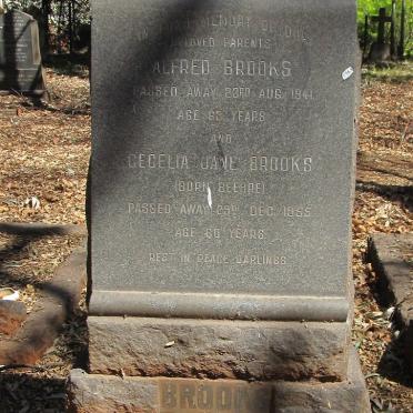BROOKS Alfred -1941 &amp; Cecilia Jane BEEHRE -1955