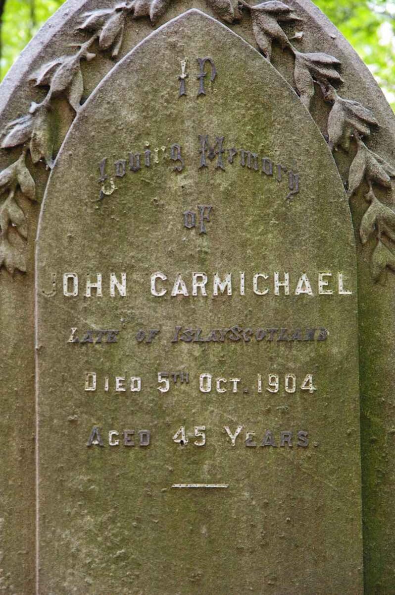 CARMICHAEL John -1904